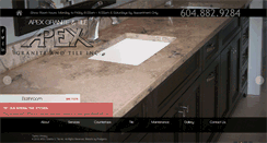 Desktop Screenshot of apexgranite.com