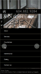 Mobile Screenshot of apexgranite.com